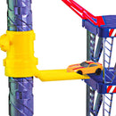 Brinquedo Elevador Pista Radical – Posto Lava Rápido com Carrinho e Helicóptero Samba Toys