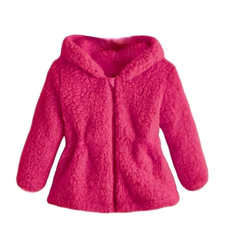 Casaco Infantil Unissex com Capuz e Forro de Pelinho para Inverno