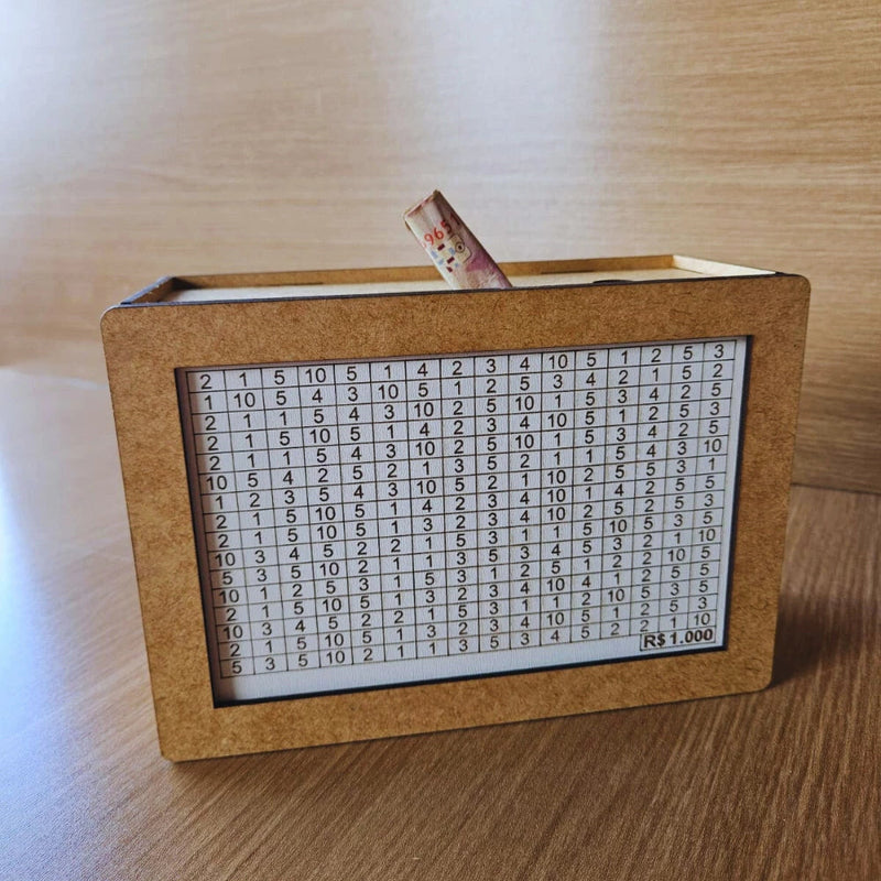 Cofre Desafio dos 100 Depósitos 1 Mil a 50 Mil – Método Japonês