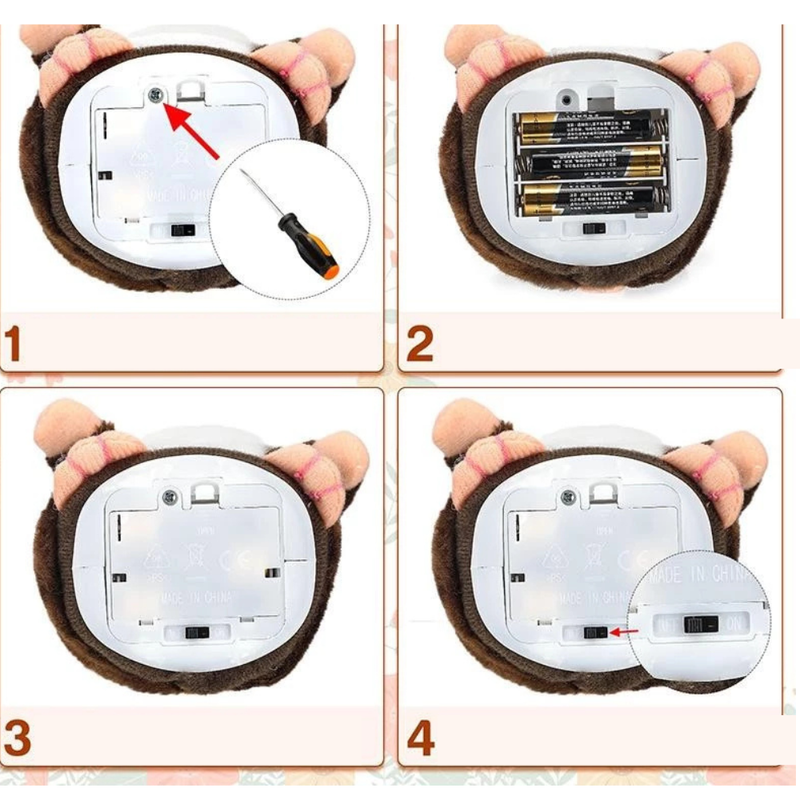 Hamster de Pelúcia Interativo que Fala e Repete – Brinquedo Divertido Infantil com Voz