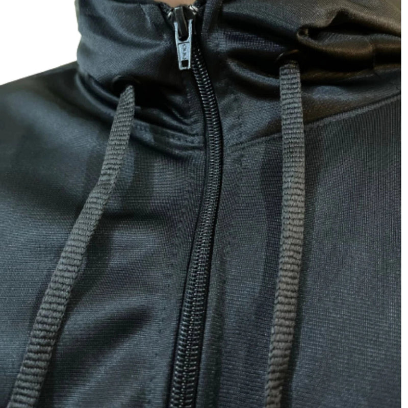 Jaqueta Masculina Corta Vento Forrada com Capuz e Zíper