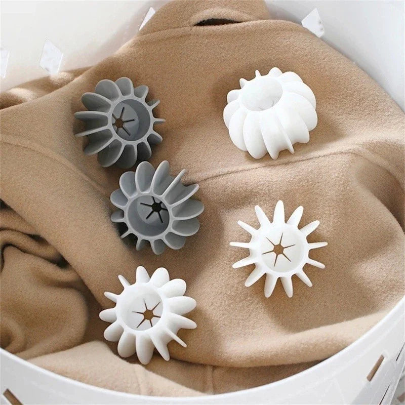 Kit 12 Bolas de Lavagem Reutilizáveis para Máquina de Lavar