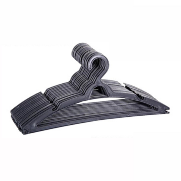 Kit 30 Cabides Pretos Adulto Reforçados para Roupas