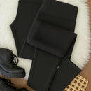 Kit com 3 Leggings Femininas Flaneladas Peluciadas para Inverno