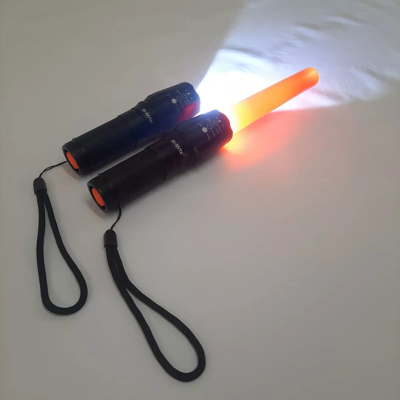 Lanterna Recarregável Tática X900 LED Super Zoom