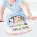 Piano Infantil Eletrônico com Floco de Neve – Brinquedo Musical com Luzes, Sons e Teclas Interativas